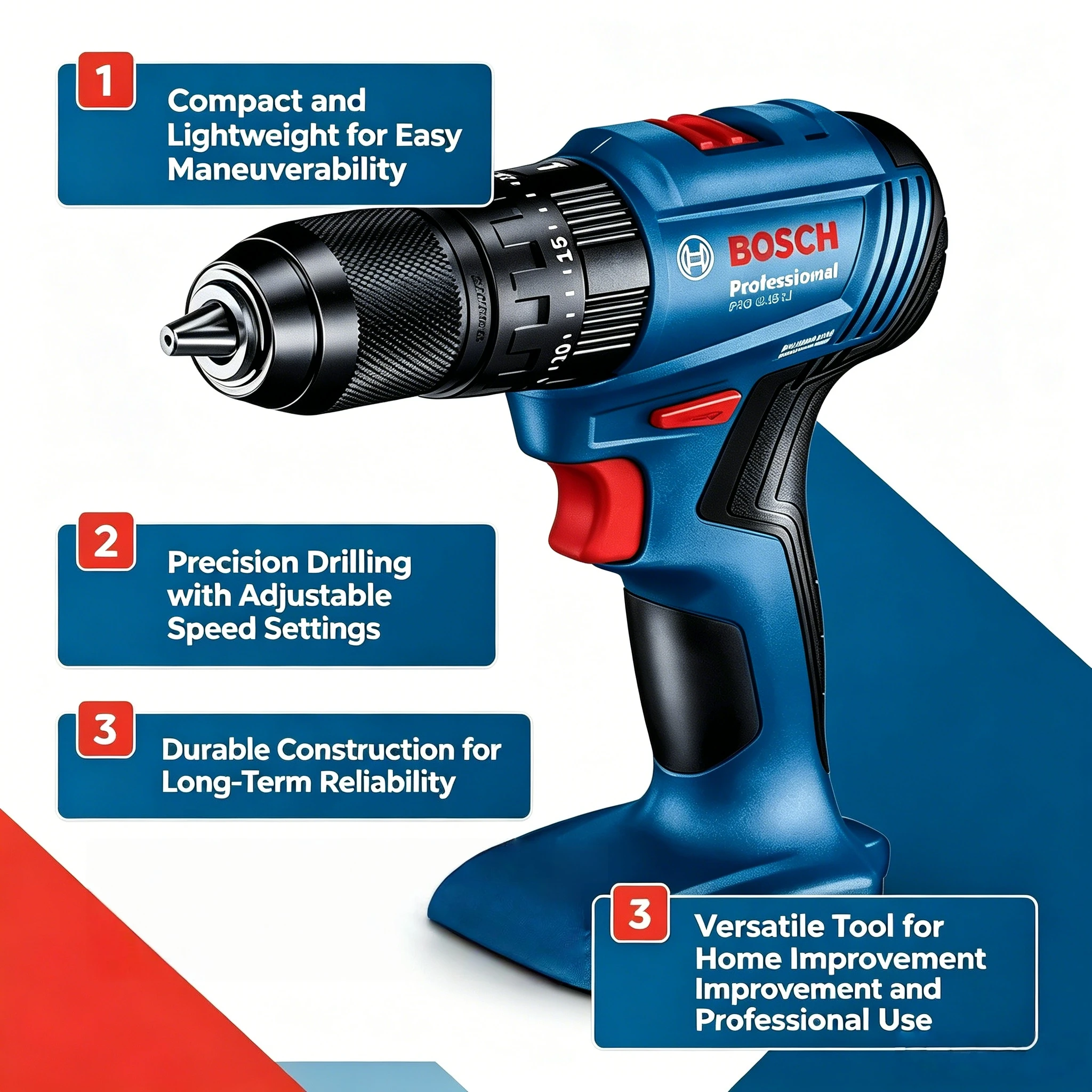 Bosch Drill Gsb 18V - ボッシュ GSB 185-LI 18V ブラシレスコードレスインパクトドリル 1900RPM