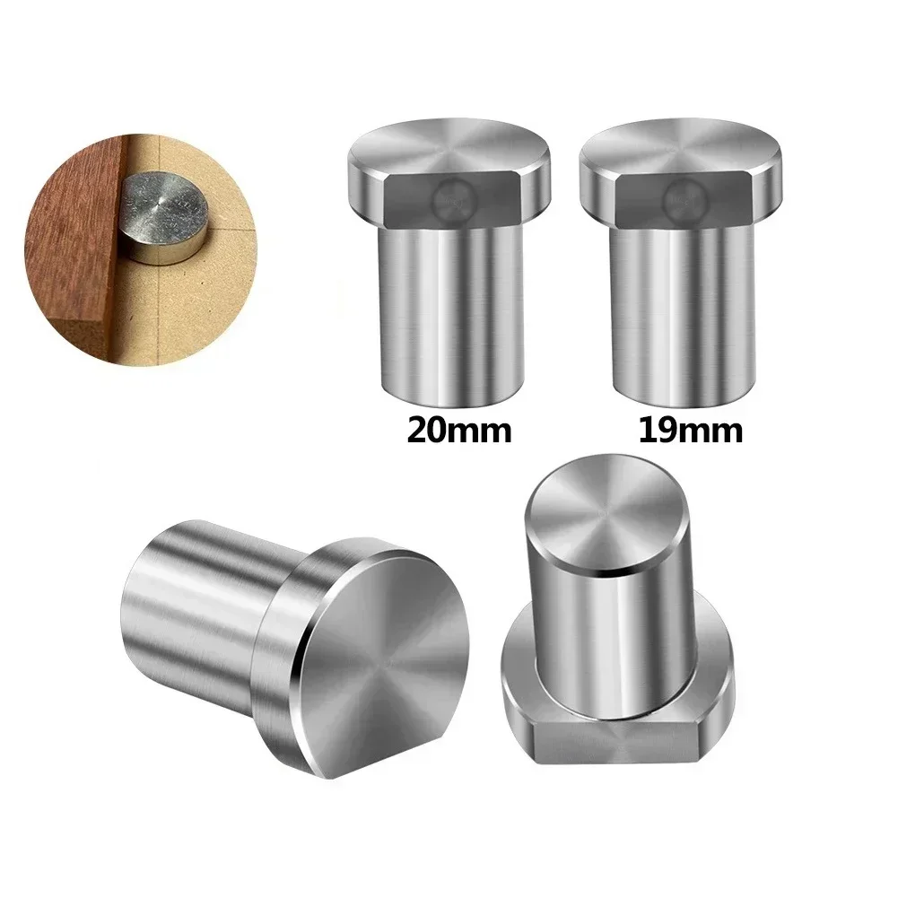 Workshop Tools Table - 1 個ステンレス鋼ワークベンチペグブレーキストップクランプ 19/20 ミリメートルドッグ木工テーブルリミットブロックワークベンチワークショップツール