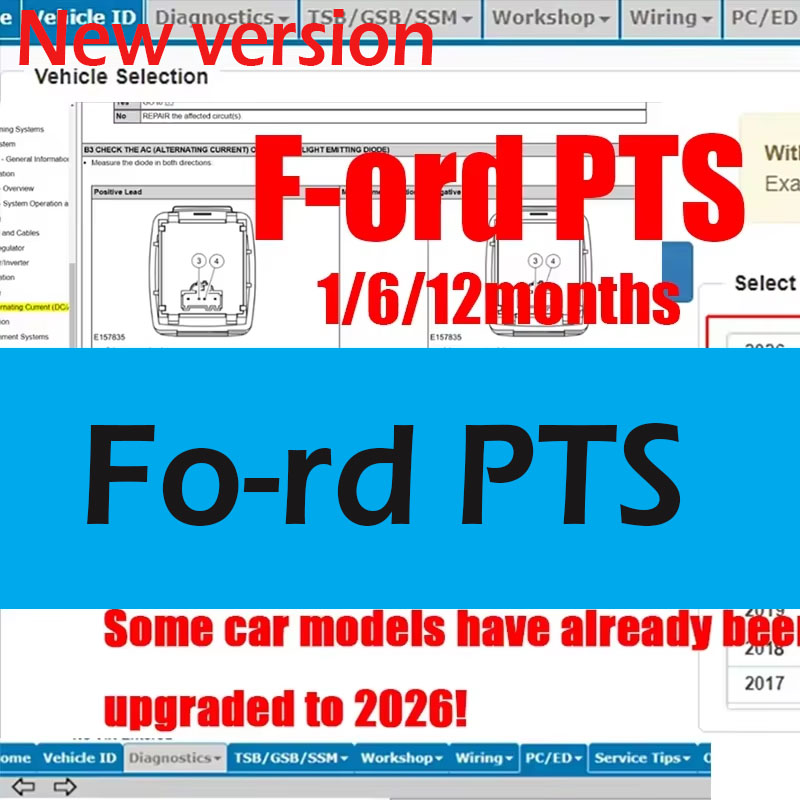 Workshop Tools Diagram - 2026年オンラインアカウント版 F-ord PTS自動車修理ソフトウェア 全データ 配線図 ワークショップ修理必須ツール