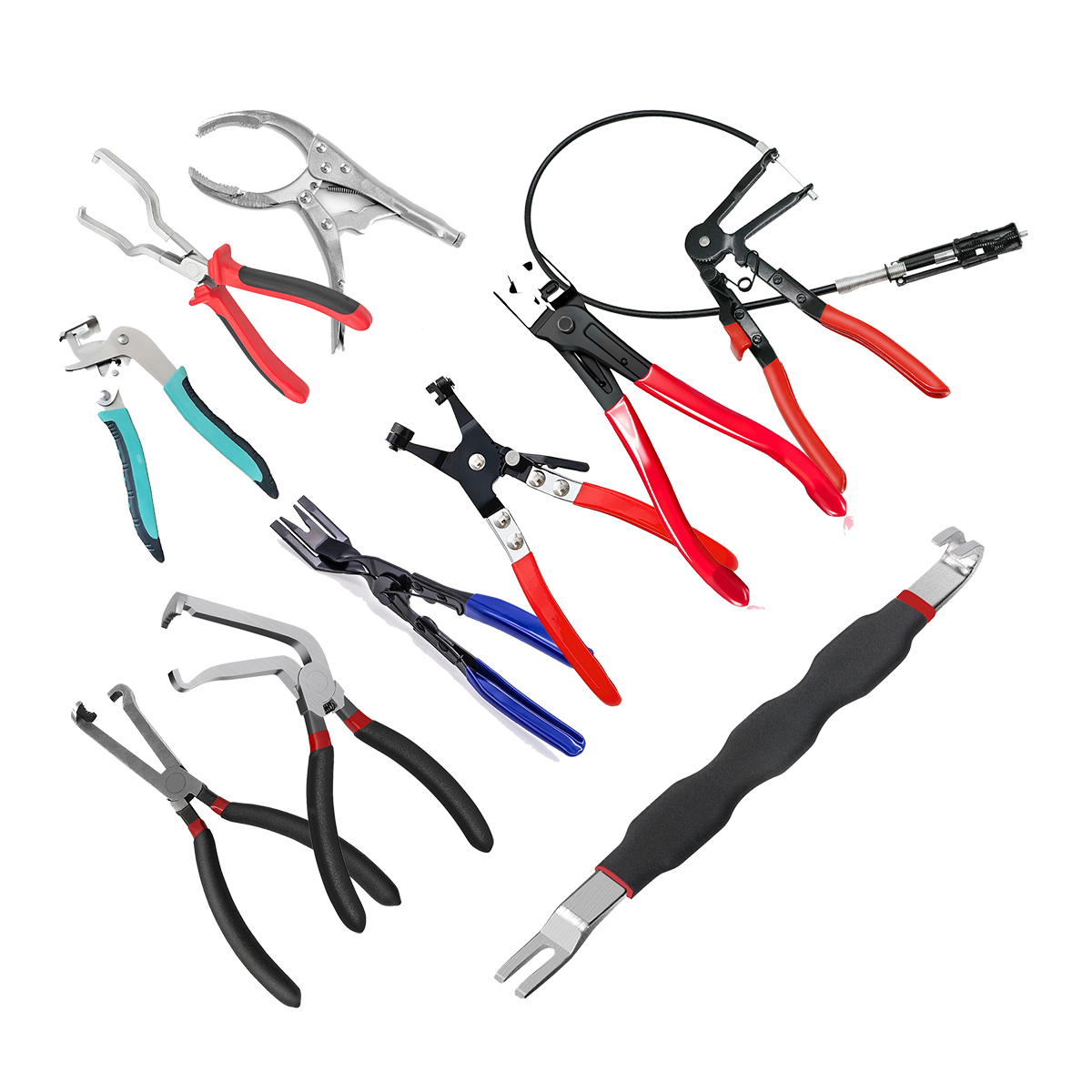 Workshop Tools Safety - ガターキンパー安全ロック圧着工具、屋根工、HVAC技術者、屋根作業、工場、家の修理用の頑丈な吊り下げループ付き