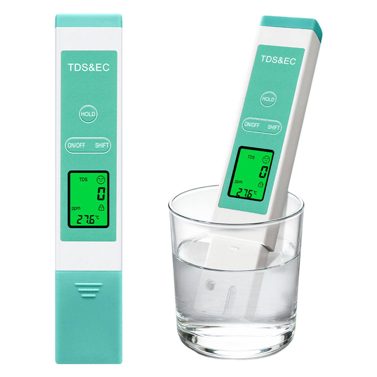 Tools Quality - ポータブル 3 in 1 水質テスター LCD