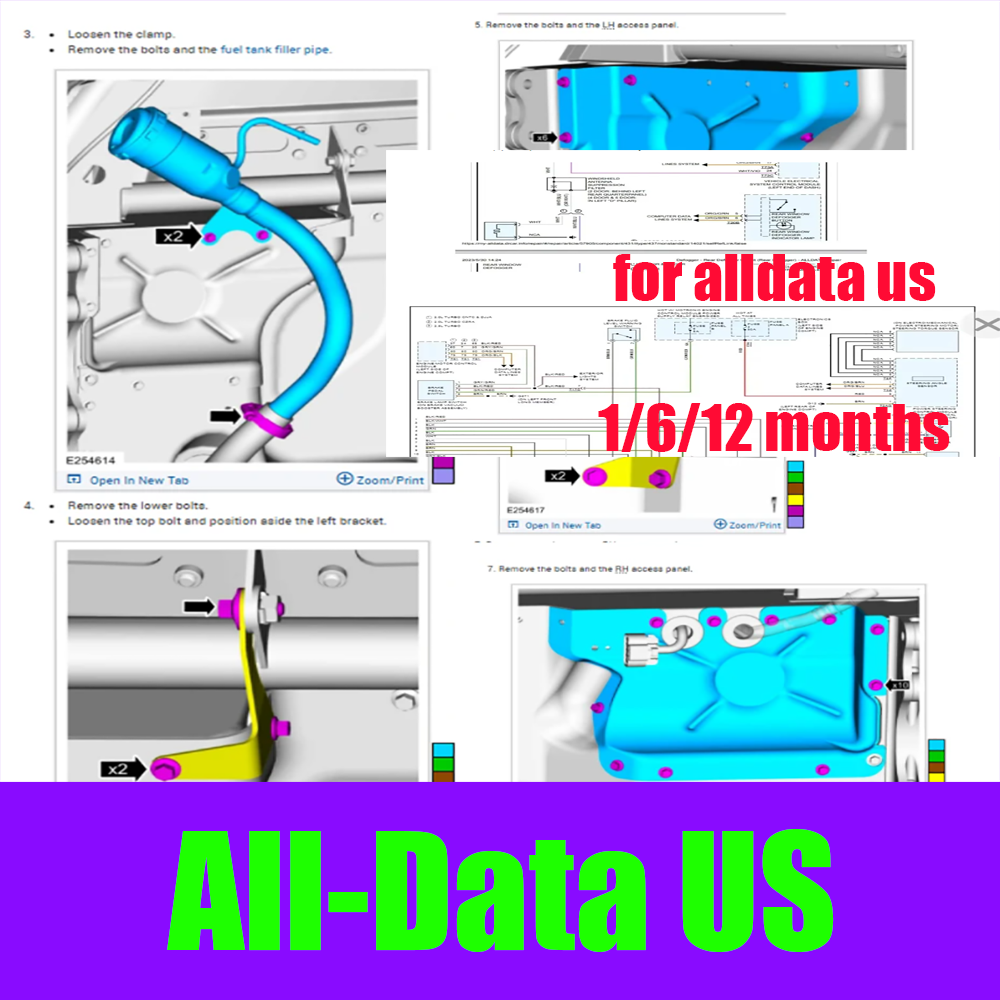 Workshop Tools Diagram - 2026年版 Alldata US フルバージョン配線図 カーリペアソフトウェア All