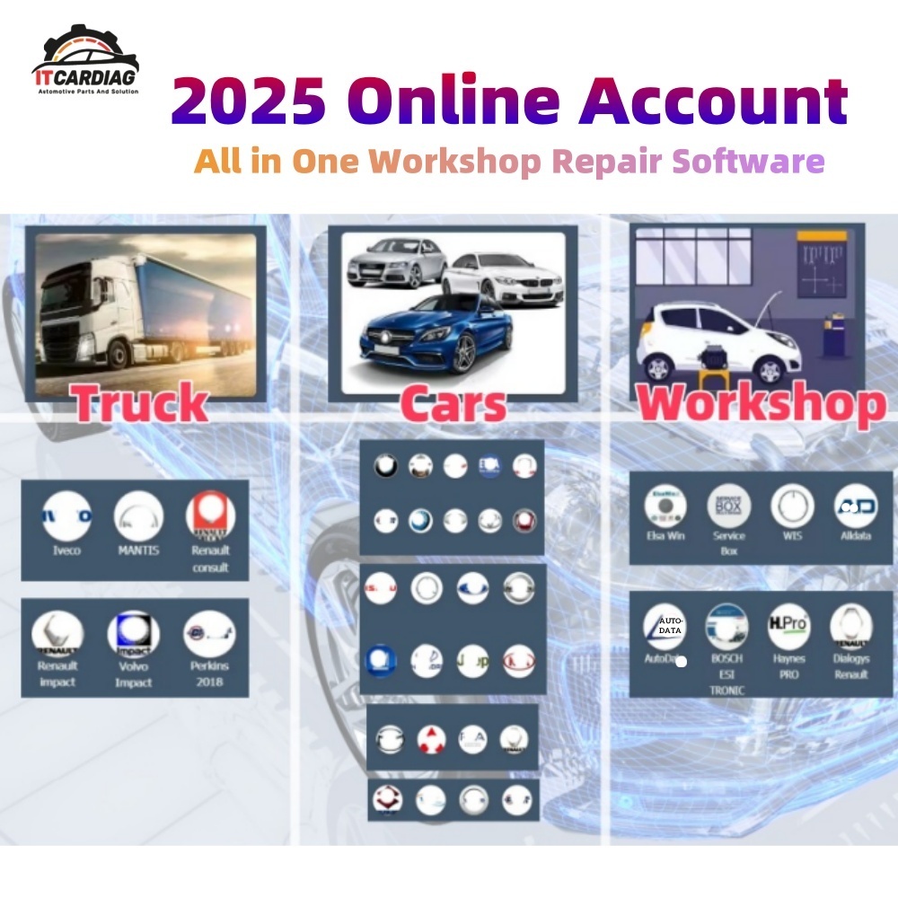 Workshop Tools Online - 2026オンラインアカウント Aut0-data Auto' Data A11data AlData