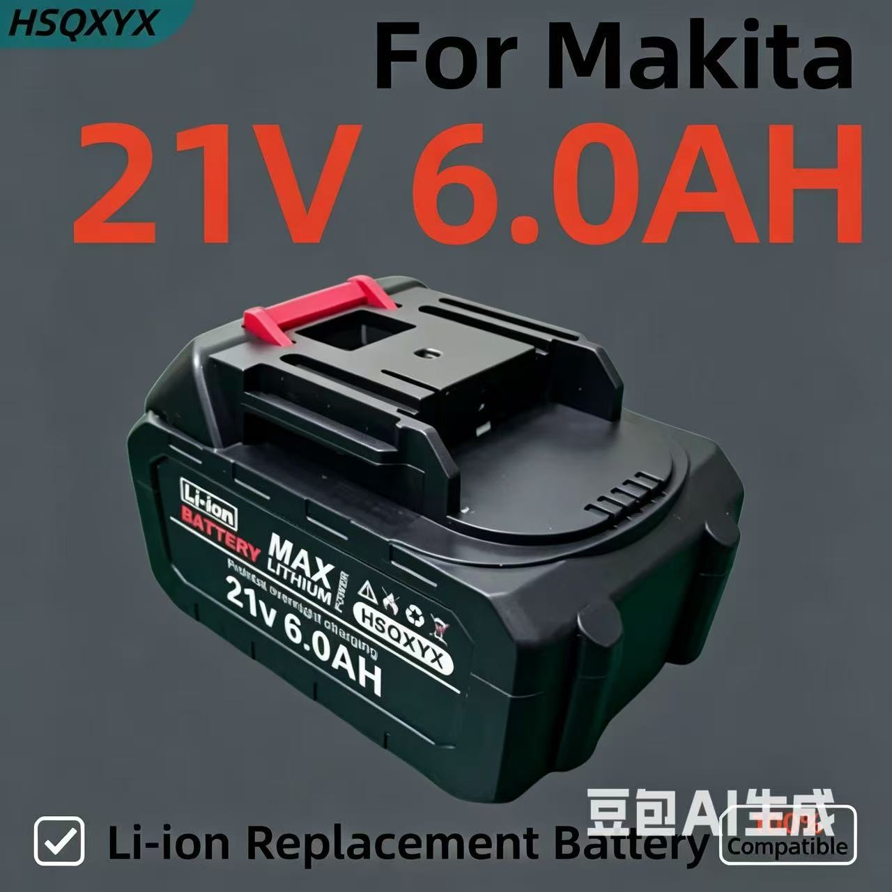 Makita Drill Hp1640 - マキタ用 21V 6.0Ah スマートバッテリー 5S2P リチウムイオンパック