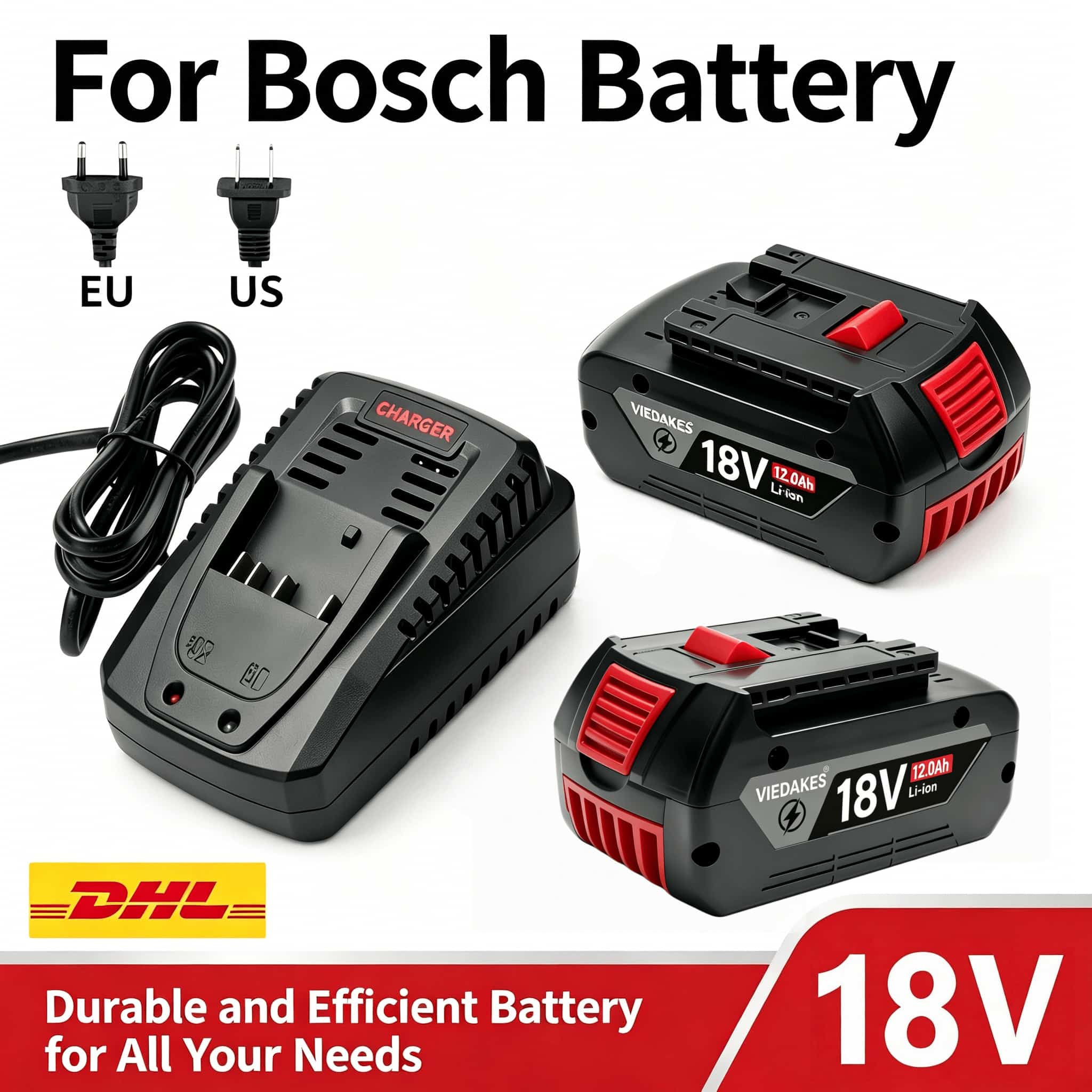 18V 10.0Ah ボッシュ BAT618 バッテリー プ - Bosch Drill Gsb 18V のレビューと価格