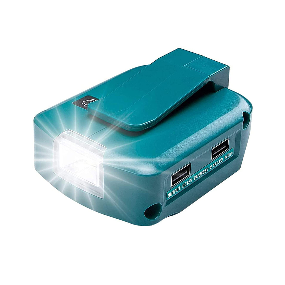USBアダプター,充電器,LEDライト,デュアルUSBポート - Makita Drill Hp1640 のレビューと価格