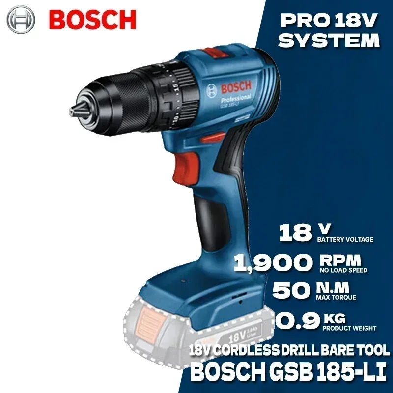 ボッシュ GSB 185-LI 18V コードレスインパクト - Bosch Drill Gsb 18V のレビューと価格