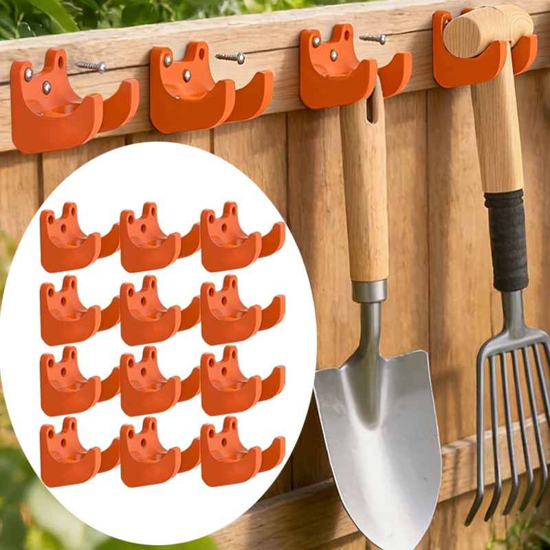 2-10個入りヘビーデューティーガーデンツールラック壁掛けフ - Workshop Tools Types のレビューと価格