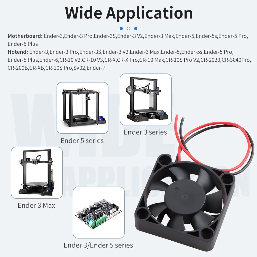 Creality オリジナル 4010 ファン 2 個、3D - Creality Printer K1 のレビューと価格