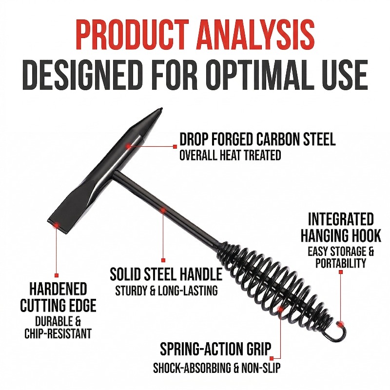 溶接鍛造スラグハンマー高炭素鋼チッピングハンマー除去ハンマー - Workshop Tools Hammer のレビューと価格