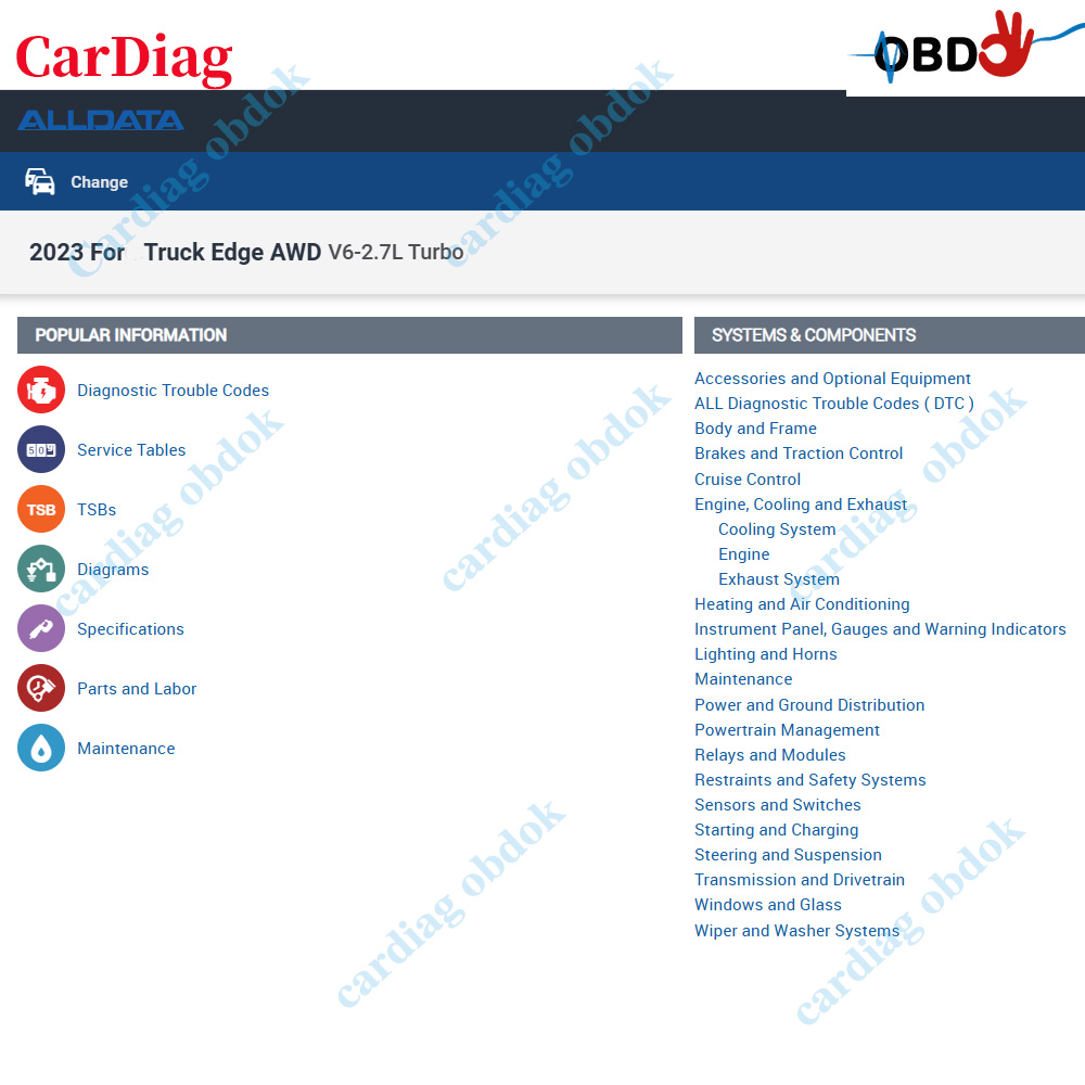 2026年版Alldata USオンラインソフトウェアは、P - Workshop Tools Diagram のレビューと価格