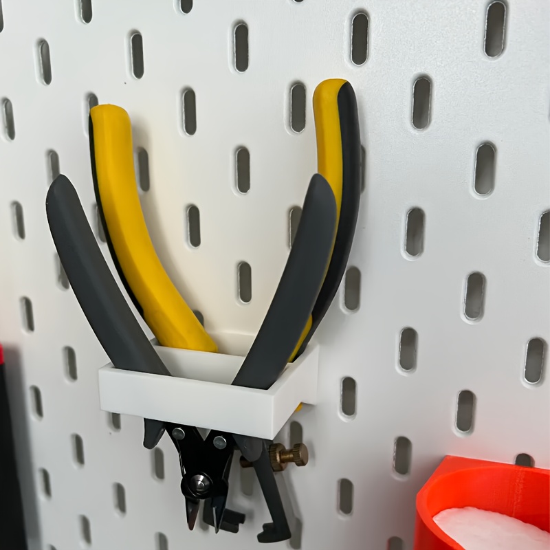 1pc プライヤーとはさみ収納ラック白いプラスチック製ツール - Workshop Tools Types のレビューと価格