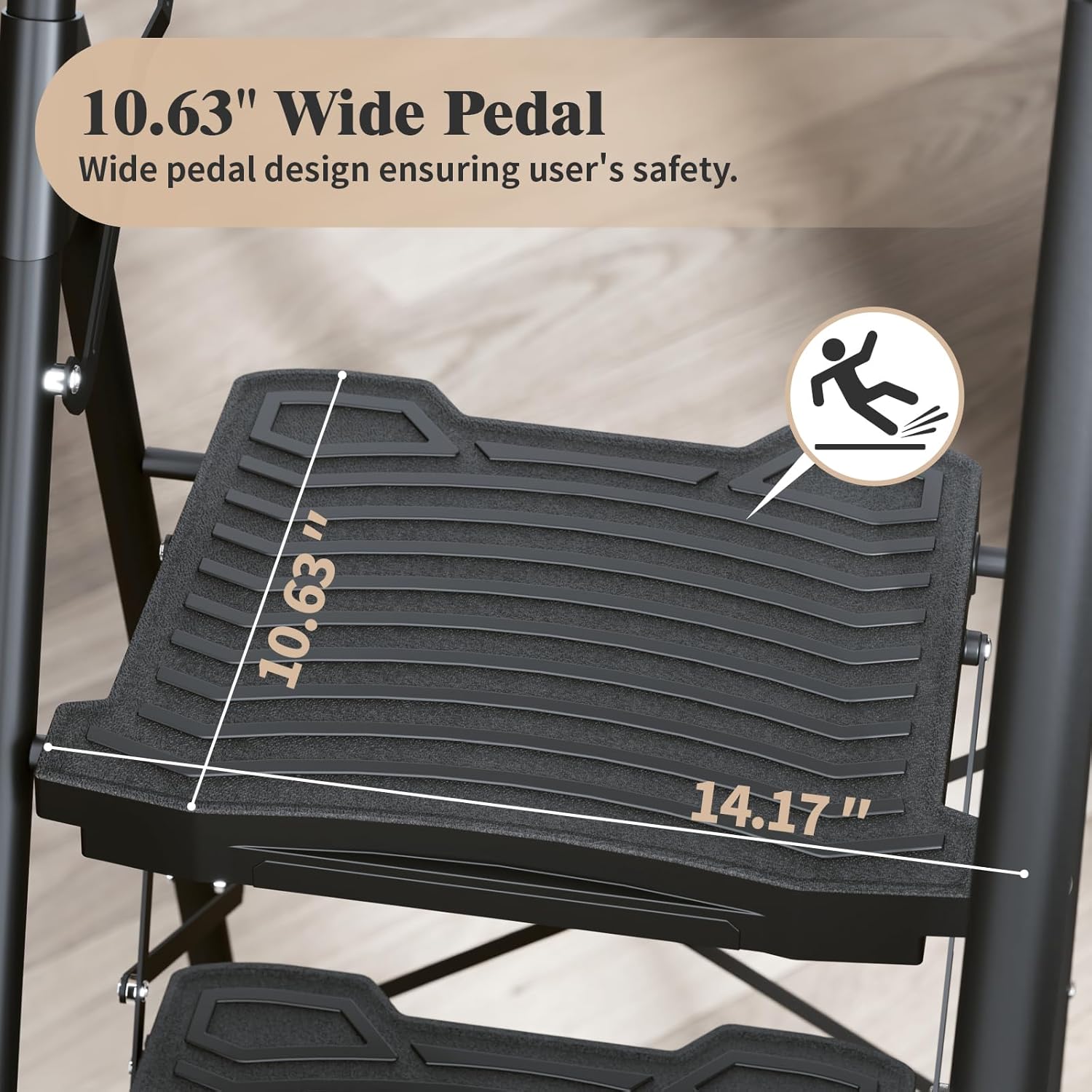 ツールプラットフォーム付き5段ステップラダー、耐荷重900ポ - Workshop Tools Safety のレビューと価格
