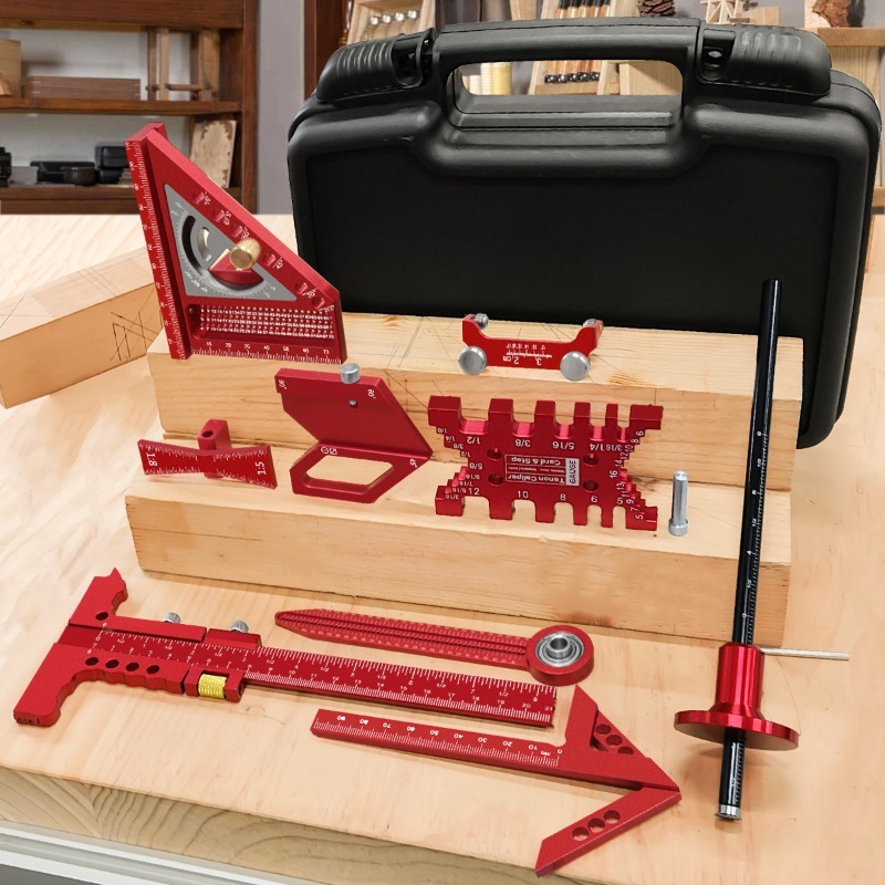 ワークショップカーペンタースクエアセット多機能マーキング木工 - Workshop Joinery Tools のレビューと価格