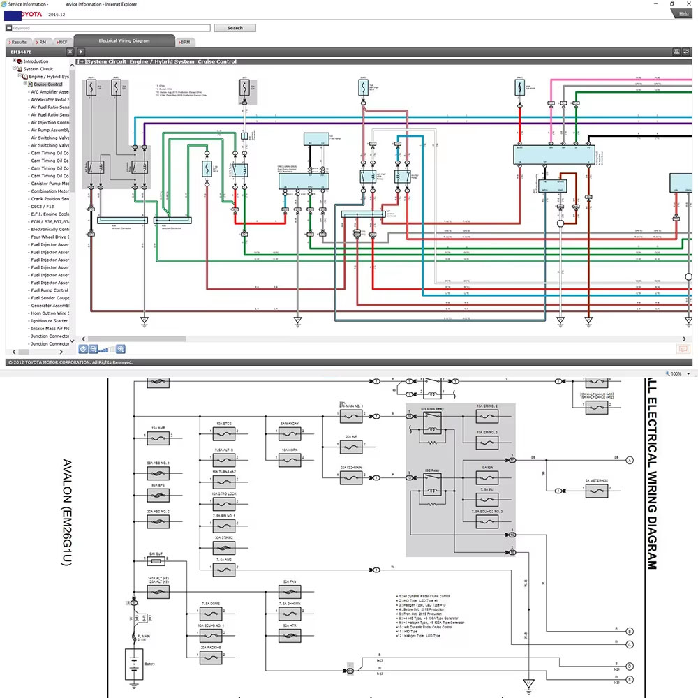 電気配線図自動車修理、トヨタGISCワークショップのECU修 - Workshop Tools Diagram のレビューと価格
