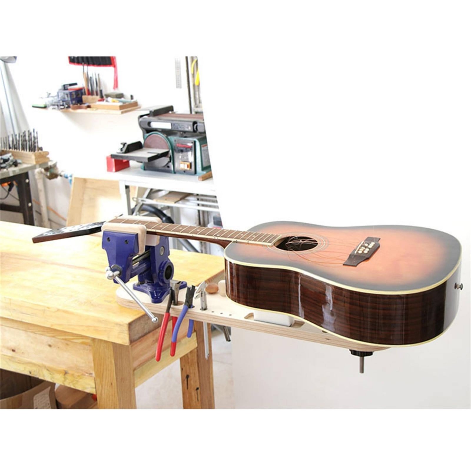楽器メンテナンステーブル 拡張可能なデザイン ギター修理スタ - Workshop Tools Table のレビューと価格