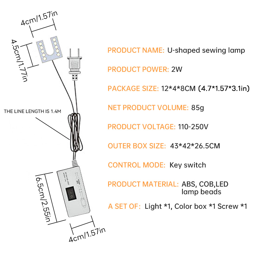 ミシン用U字型LEDライト,マグネットベース付き作業台,10 - Workshop Tools Table のレビューと価格