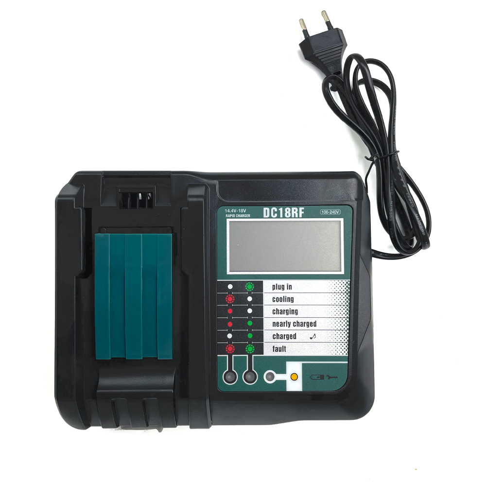 DC18RF マキタ用リチウムイオン超急速充電器 14.4V - Makita Drill Hp1640 のレビューと価格