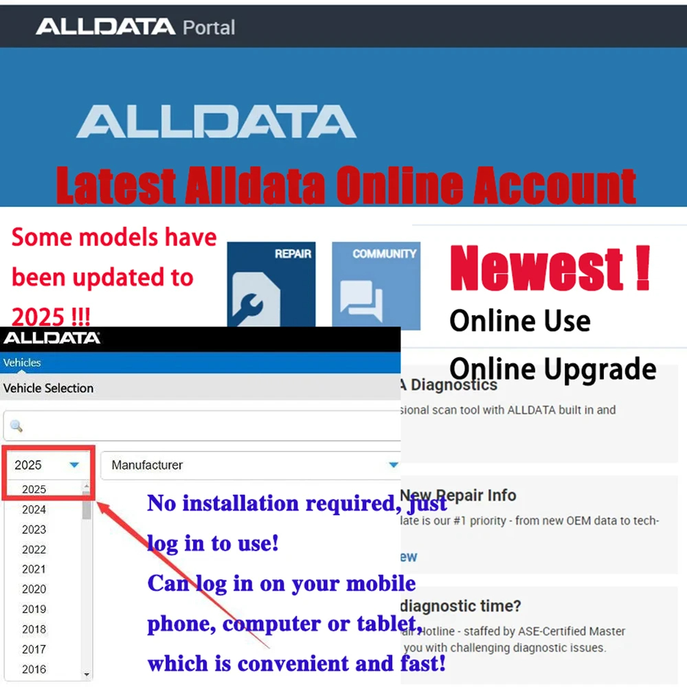 2027年版 Alldata CARデータ 最新オンラインア - Workshop Tools Diagram のレビューと価格