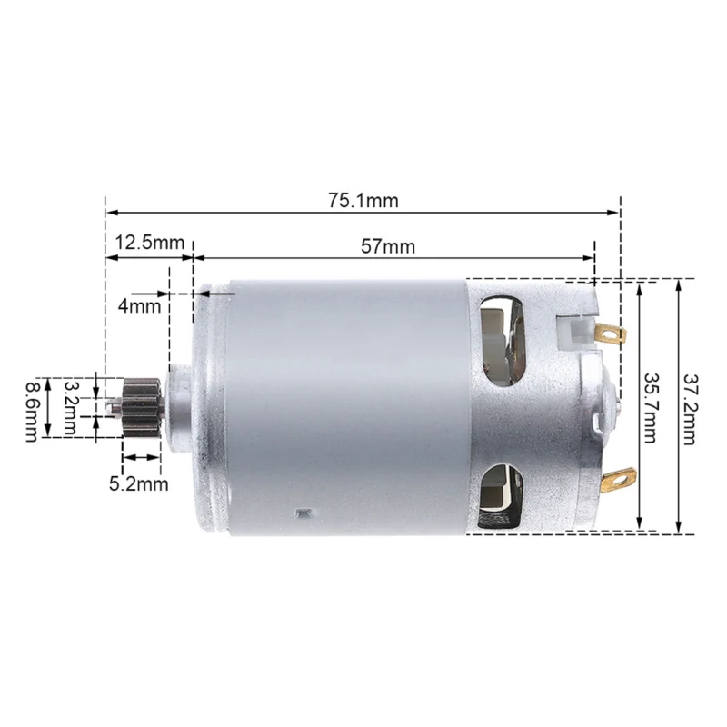 RS550 DCモーター 12/13歯 9.5mm ボッシュ - Bosch Drill Gsb 18V のレビューと価格