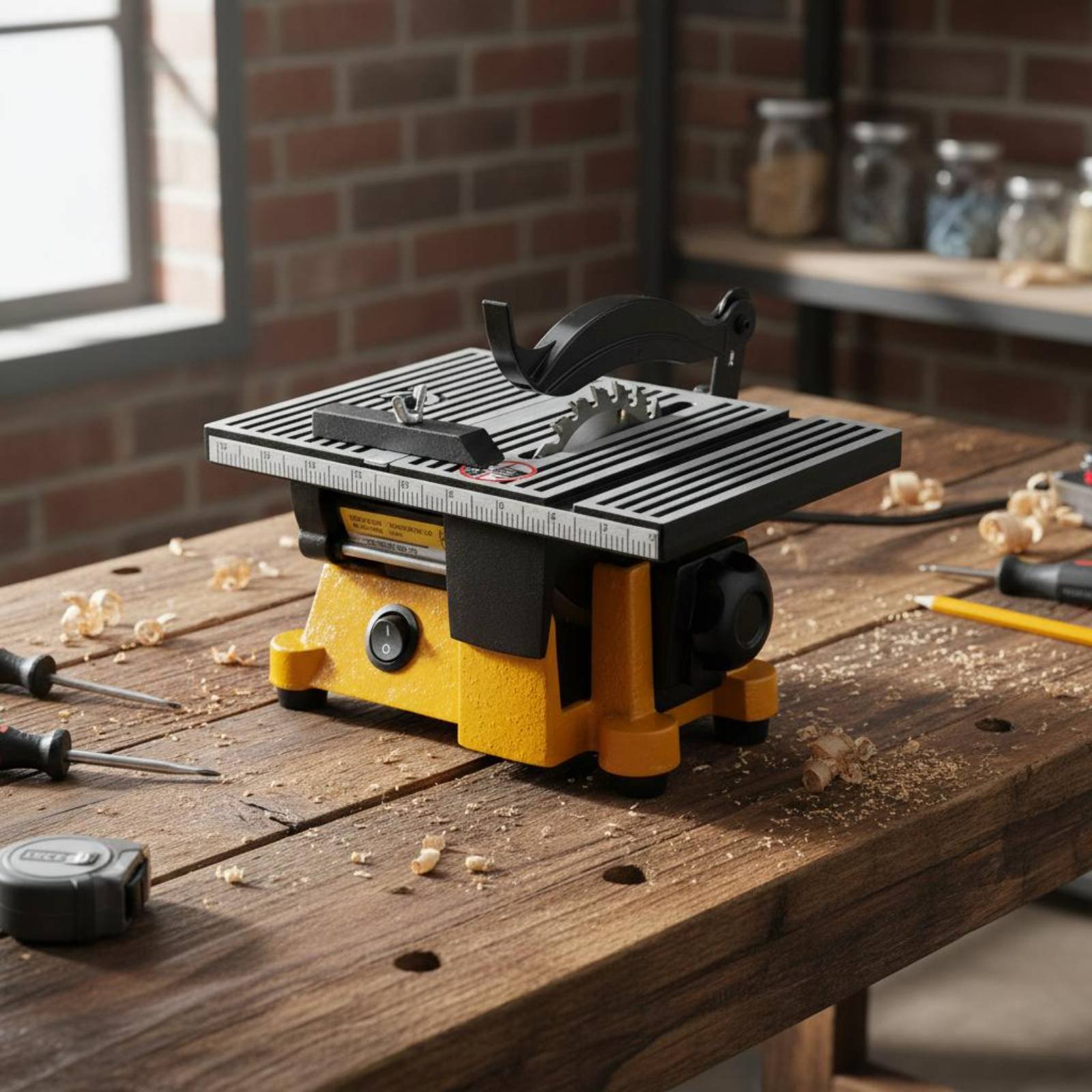 ミニテーブルソー ポータブルミニチュアベンチソー切断機 低騒 - Workshop Tools Table のレビューと価格