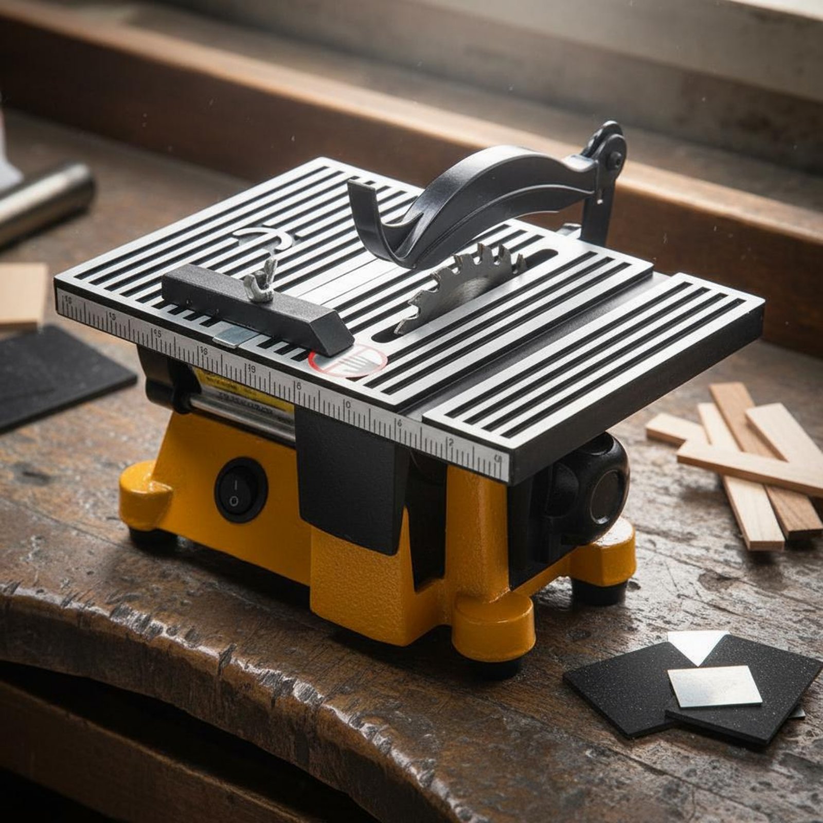 ミニテーブルソー ポータブルミニチュアベンチソー切断機 低騒 - Workshop Tools Table のレビューと価格